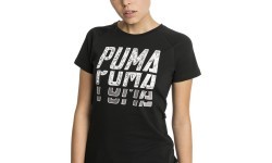 Puma Palaidinė Font Graphic Tee Black 854352 01