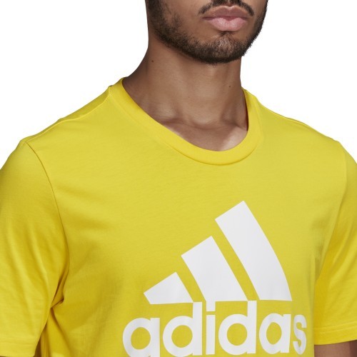 Мужская футболка Adidas M Bl Sj T жёлтая GM3248