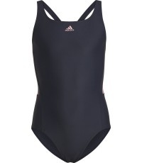 Купальник для девочек Adidas YG 3S Mid Suit, синий HM2076