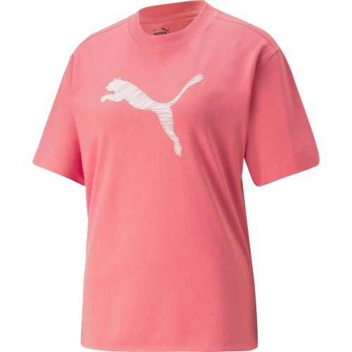 Puma Cotton Blouse for Women Her Tee Loveable Pink 673107 63