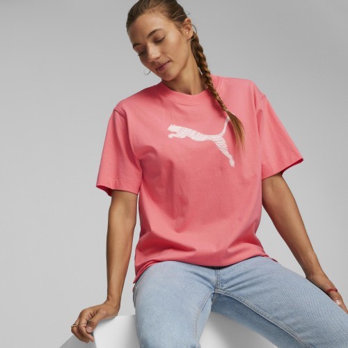 Хлопковая блузка женская Puma Her Tee Loveable Pink 673107 63