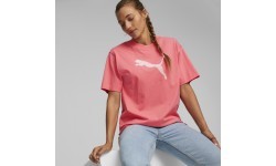 Puma Cotton Blouse for Women Her Tee Loveable Pink 673107 63