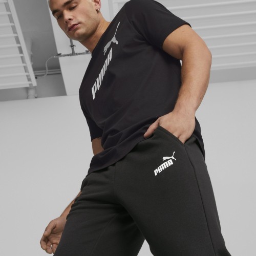 Спортивные брюки мужские Puma Ess+ 2 Col Logo Black 586768 61