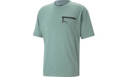 Puma Open Road Tee мужская хлопковая футболка Adriatic Green 673401 84