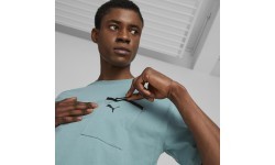 Puma Open Road Tee мужская хлопковая футболка Adriatic Green 673401 84
