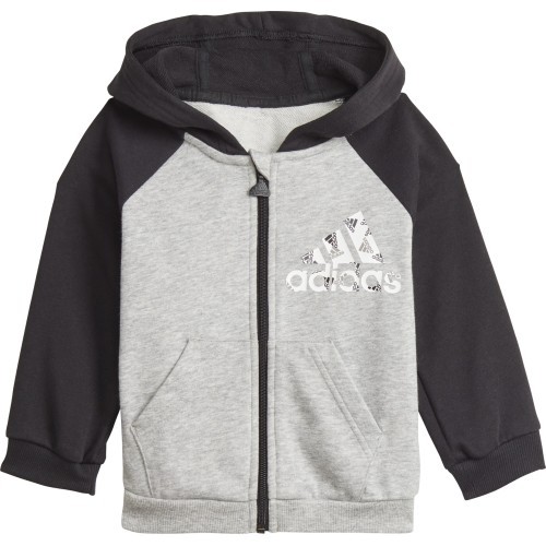 Adidas Sportinis Kostiumas Vaikams I Bos Logo Fz J Grey Black GT9500