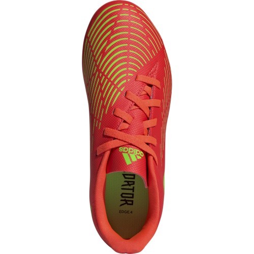 Adidas Predator Edge 4 FxG J подростковые футбольные бутсы, красные GW0970