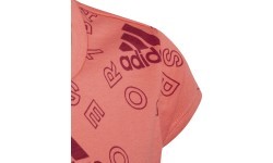 Футболка для девочек Adidas G Logo T Ess Pink HF1831