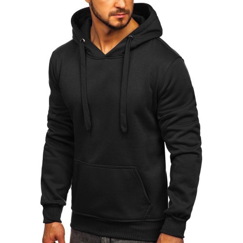 J.Style Men's Sweatshirt Black 68B2009-3