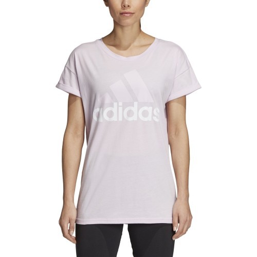 Adidas Palaidinė Ess Lin Lo Tee Pink CF8830