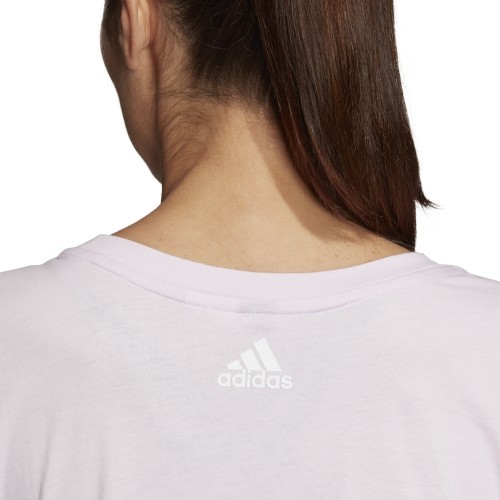 Adidas Palaidinė Ess Lin Lo Tee Pink CF8830