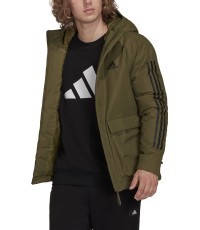 Мужская куртка с капюшоном Adidas, зелёная GT1691