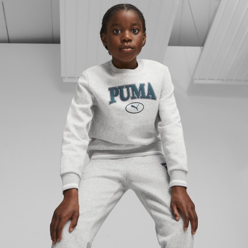 Джемпер подростковый Puma Squad Crew Fl Grey 676355 04