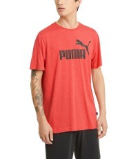 Puma Men's T-shirt Ess Heather Tee Coral