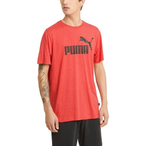 Puma Men's T-shirt Ess Heather Tee Coral