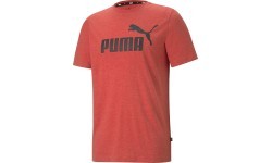 Puma Men's T-shirt Ess Heather Tee Coral