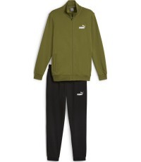 Puma Sportinis Kostiumas Vyrams Clean Sweat Suit Black Green 585840 33