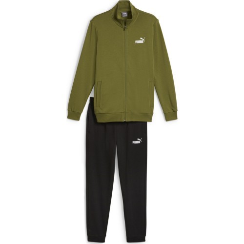 Puma Sportinis Kostiumas Vyrams Clean Sweat Suit Black Green 585840 33