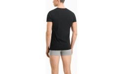 Puma Men's T-Shirts Basic 2p Cre Black 935016 01