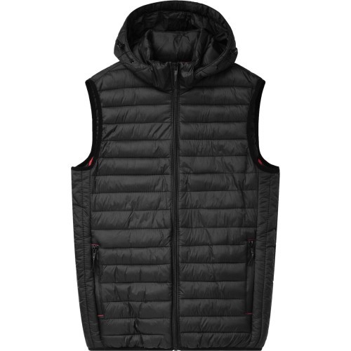 Glo Story men's vest, black MMJ 3773-1