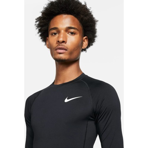 Мужская футболка с длинным рукавом Nike M Nk Df Tight Top LS, чёрная DD1990 010