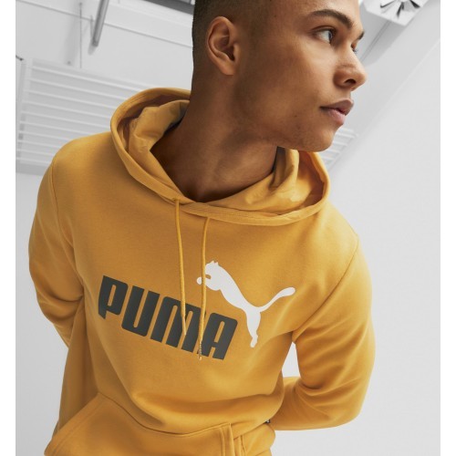 Мужская толстовка Puma Ess+ 2 Col Big Logo Yellow 586765 30