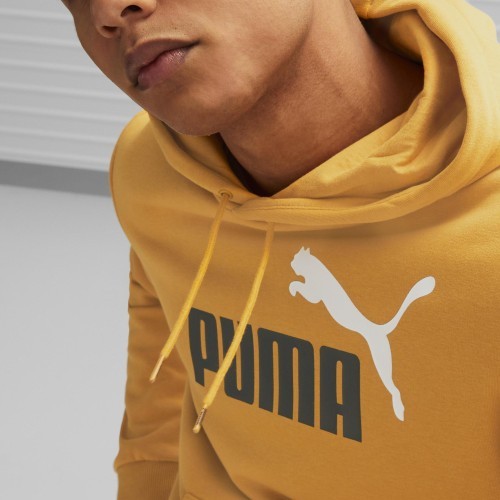 Мужская толстовка Puma Ess+ 2 Col Big Logo Yellow 586765 30