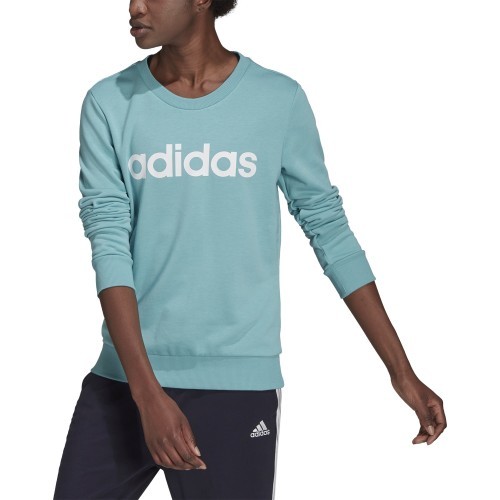 Adidas Džemperis Moterims W Lin Ft Sweat Blue H10144