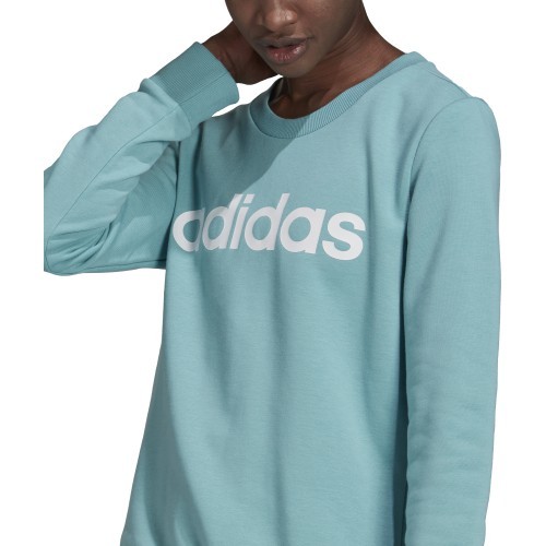 Женский свитшот Adidas W Lin FT синий H10144