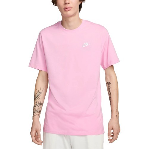 Nike Marškinėliai Vyrams M Nsw Club Tee Pink AR4997 622
