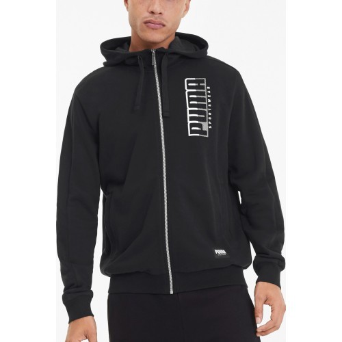 Толстовка Puma Athletics Hooded, чёрная 581350 01