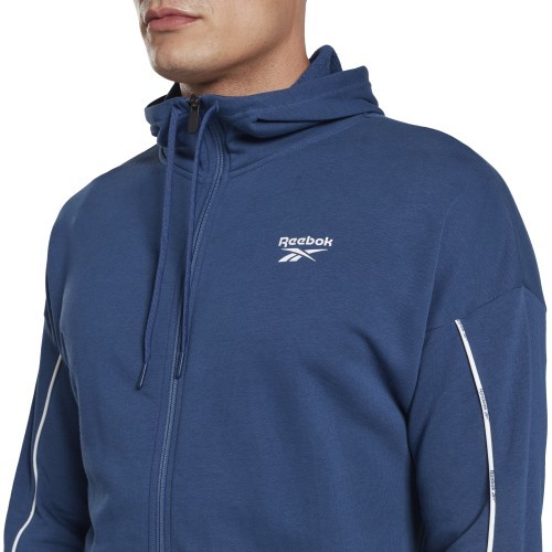 Reebok Wor Piping FZ Men's Sweatshirt Blue HA1073