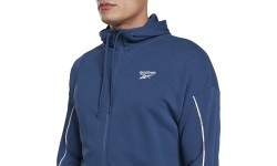 Reebok Wor Piping FZ Men's Sweatshirt Blue HA1073