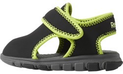 Reebok Wave Glider III детские сандалии, чёрно-зелёные CN8610
