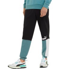 Спортивные брюки мужские Puma Ess+ Block Black White Mint 848007 50