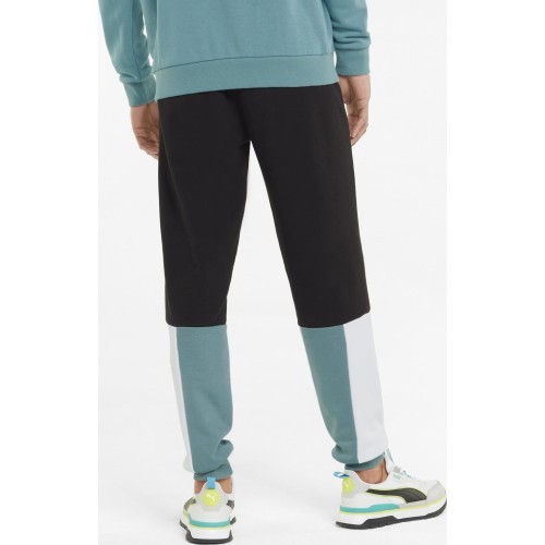 Puma Ess+ Block Sweatpants Men's Black White Mint 848007 50