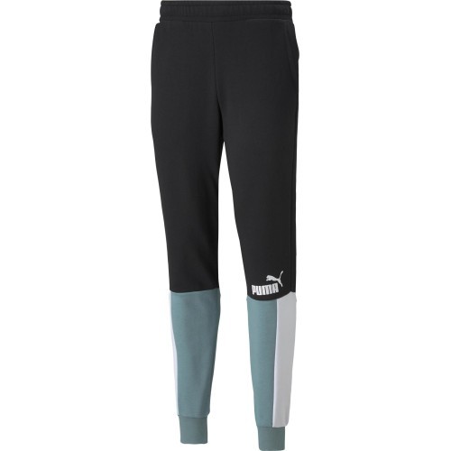 Puma Kelnės Vyrams Ess+ Block Sweatpants Black White Mint 848007 50