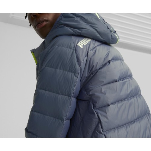 Puma PackLite Hooded Men's Down Jacket, Blue 849355 18