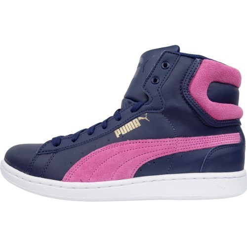Puma Vikky Mid LS Kids' Shoes Purple Pink 358762 01