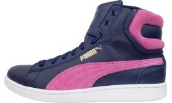 Puma Vikky Mid LS Kids' Shoes Purple Pink 358762 01