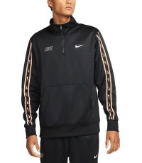 Мужской свитшот Nike M NSW Repeat SW PK HZ чёрный DX2026 010
