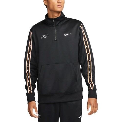 Nike M NSW Repeat SW PK HZ Men's Sweatshirt Black DX2026 010