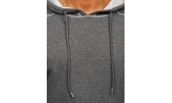 Мужская флисовая толстовка J.Style серая 8B152-5