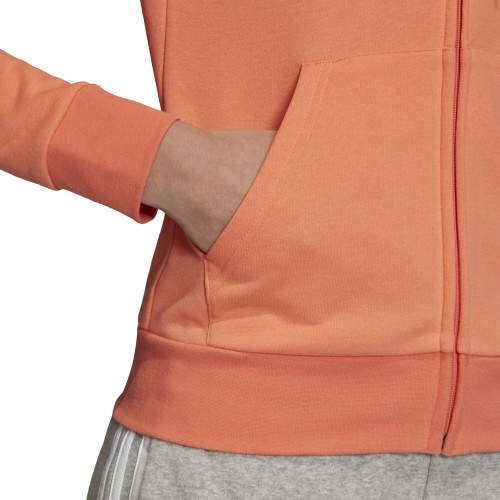 Adidas W E Lin FZ HD Hoodie Coral EI0659
