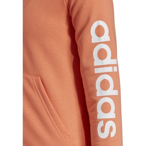 Женская толстовка Adidas W E Lin FZ HD Coral EI0659