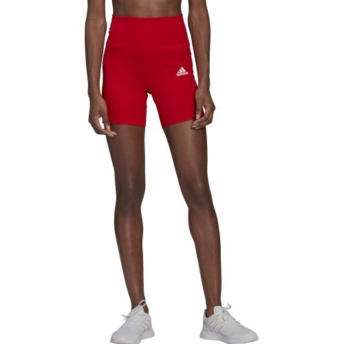 Šortai Adidas FeelBrilliant Designed to Move Short Tights W, raudoni