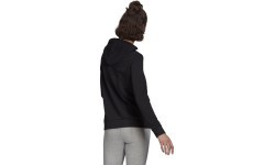 Женская толстовка Adidas W Lin FT Hoodie, чёрная, GL0635