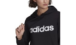 Adidas Džemperis Moterims W Lin Ft Hoodie Black  GL0635