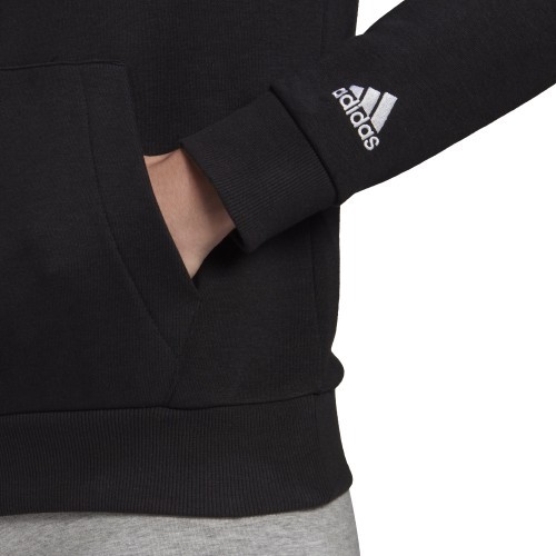 Женская толстовка Adidas W Lin FT Hoodie, чёрная, GL0635