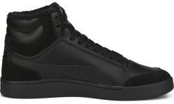 Мужская обувь Puma Shuffle Mid Fur Flat Black 387609 01